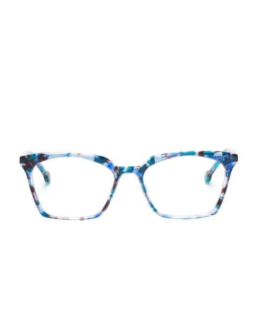 L.A. EYEWORKS Blue Levi Brille Mit Eckigem Gestell