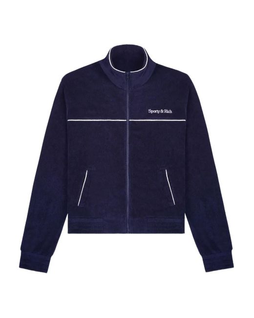Sporty & Rich New Serif トラックジャケット Blue