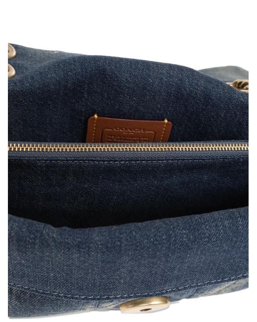 COACH Blue 26 Tabby Chain-Strap Shoulder Bag