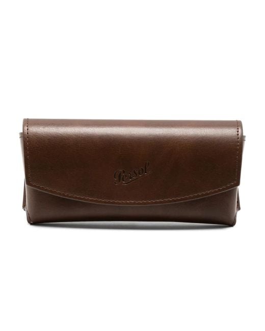 Persol Green Adrien Rectangle-Frme Sunglasses