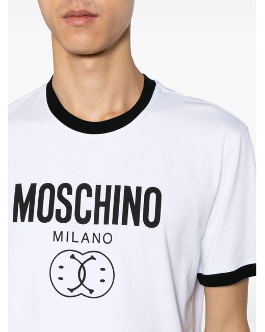 Moschino T-shirt Met Logoprint in het White voor heren