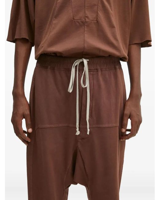 Rick Owens Baggy-Hose mit Kordelzug in Brown für Herren