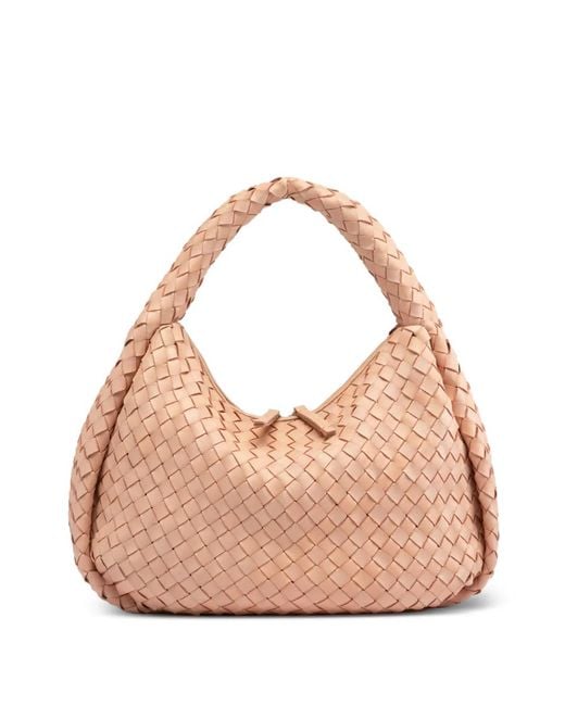 Officine Creative Pink Bolina 144 Leather Shoulder Bag