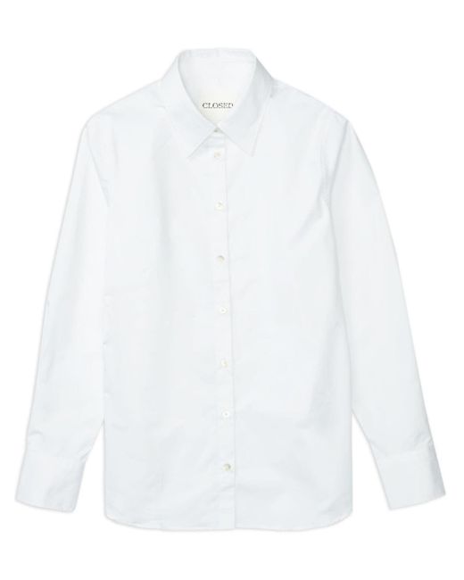 Closed White Long-sleeve Shirt