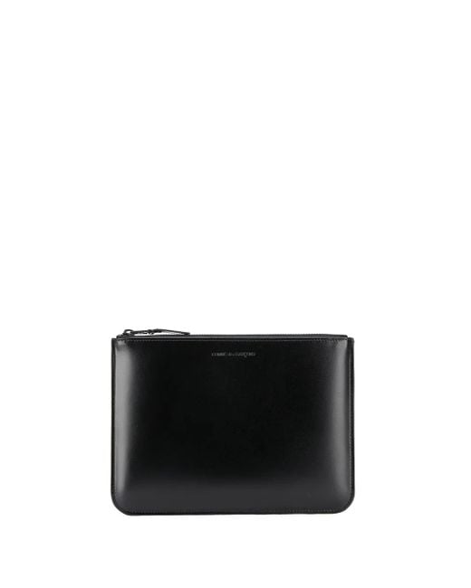 Comme des Garçons Black Zip Leather Wallet