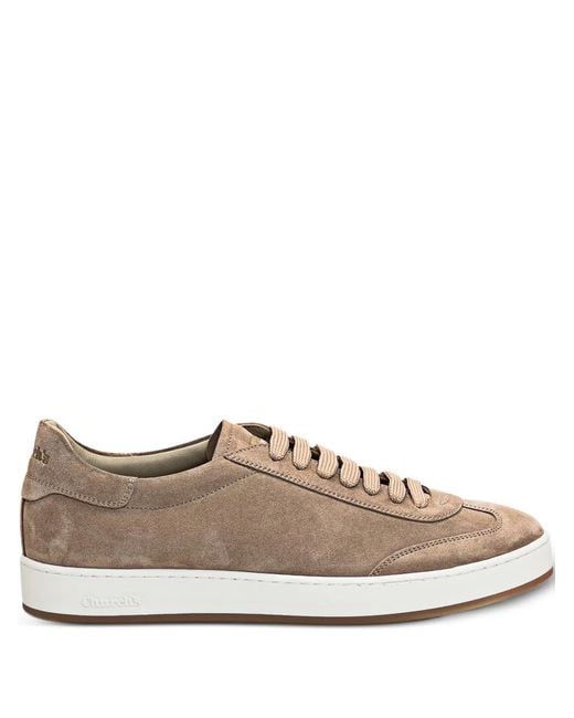 Church's Brown Lace-Up Leather Trainer for men