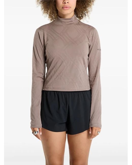 Columbia Black Granite Point Turtleneck-Neck Top