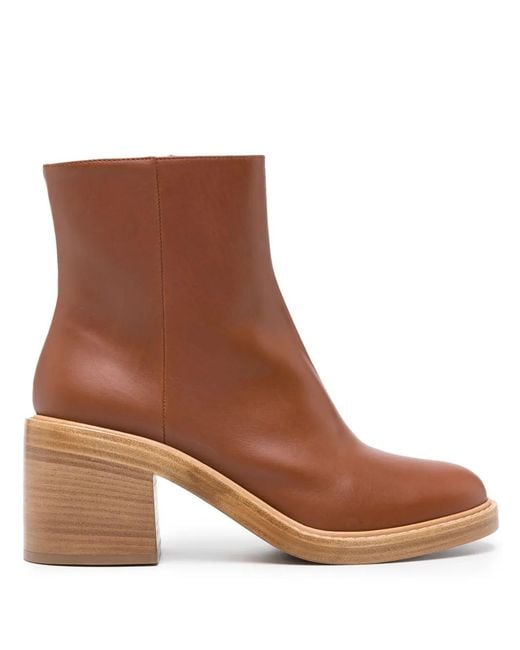 Roberto Festa Brown Mady 75Mm Leather Boots