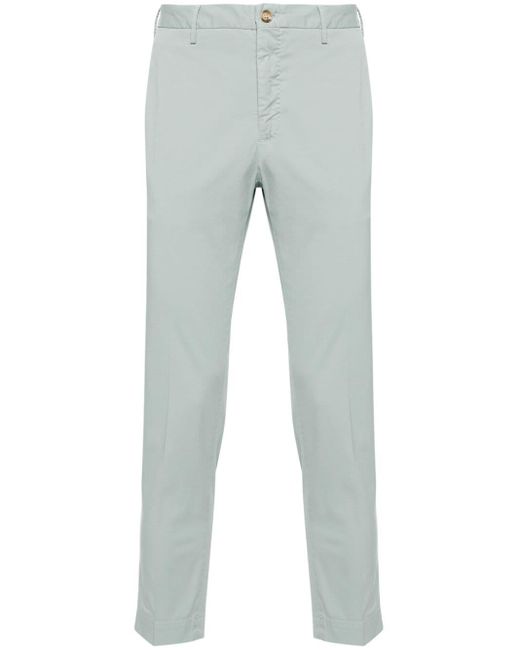 Pantalon chino à coupe fuselée Incotex pour homme en coloris Gray