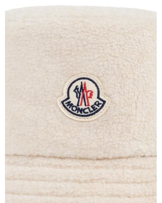 Moncler Natural Hats for men