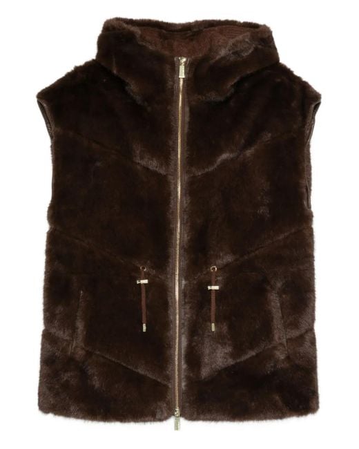 Gilet Valora En Fourrure Artificielle Max & Moi en coloris Black