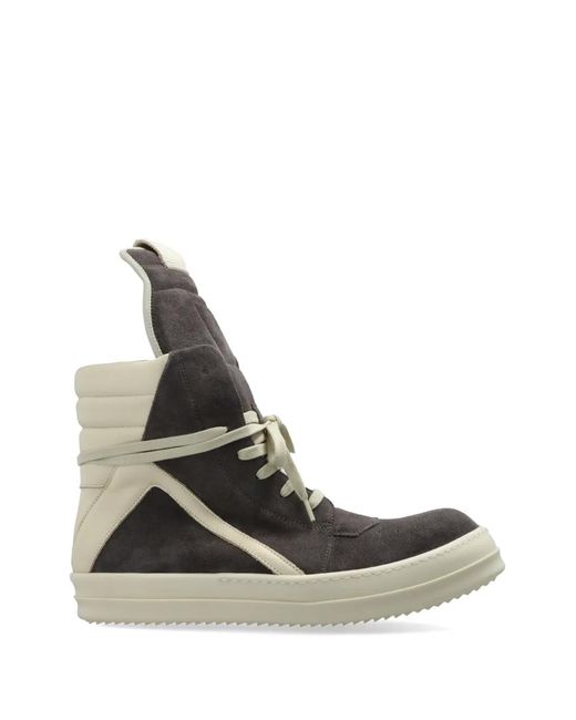 Rick Owens Multicolor Baskets Montantes Geobasket À Lacets for men