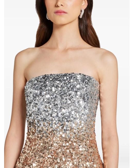 retroféte Gray Two-Tone Mini Dress