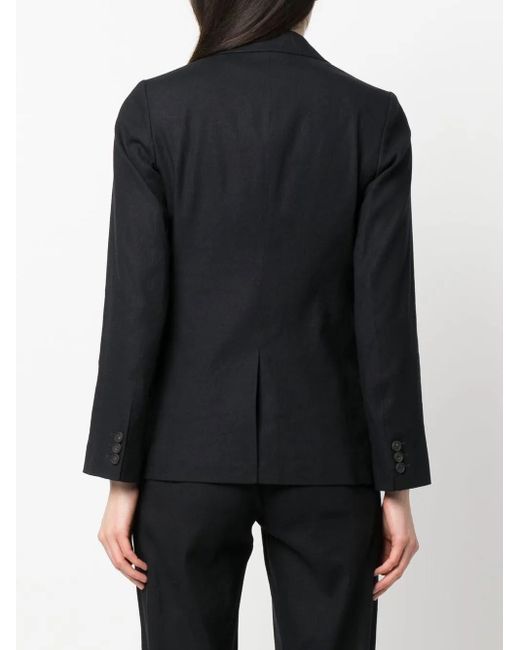 Vince Black Single-Breasted Blazer