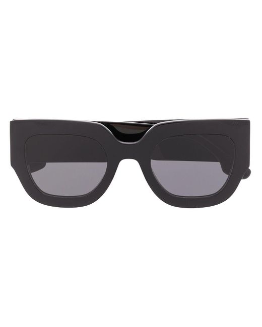 Victoria Beckham Black Futuristische Sonnenbrille