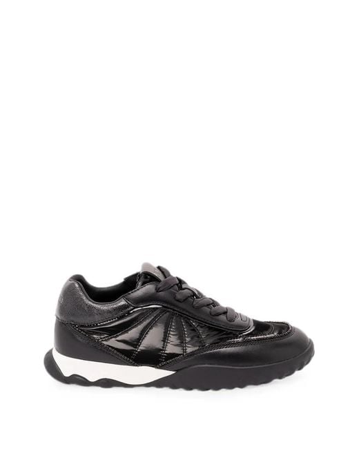 Pinko Black Gea 01 Quilted Panelled Sneakers