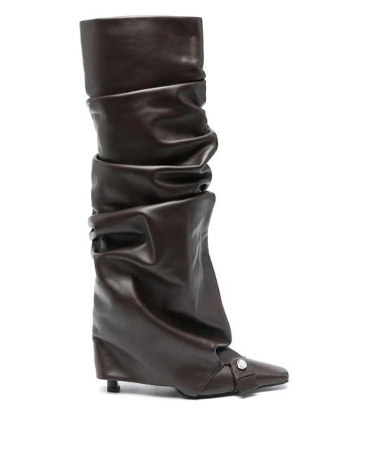 The Attico Black 95Mm Juno Boots