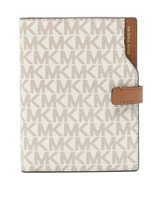 Michael Kors Natural Jet Set Passport Wallet