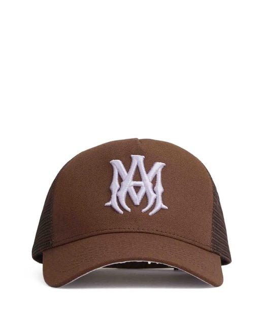 Amiri Brown Ma Trucker Hat for men
