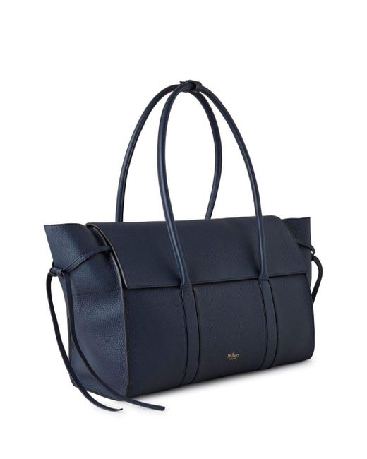 Mulberry Blue Bayswater Leather Shoulder Bag