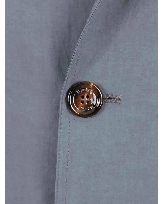 Moorer Blue Double-Breasted Coat for men