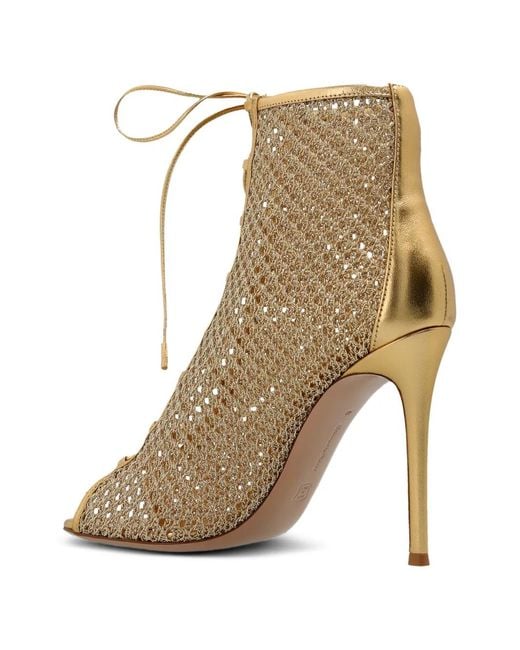 Gianvito Rossi Natural Open Toe Pumps