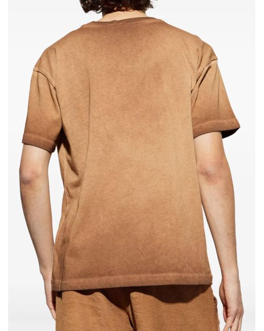 DIESEL Brown T-Shirt T-Norm-T9 for men