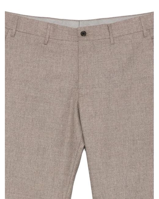 Corneliani Gray Buttoned-Pockets Pants for men
