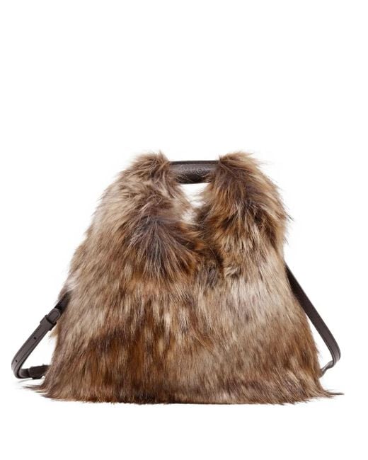 MM6 by Maison Margiela Brown Japanese Shoulder Bag