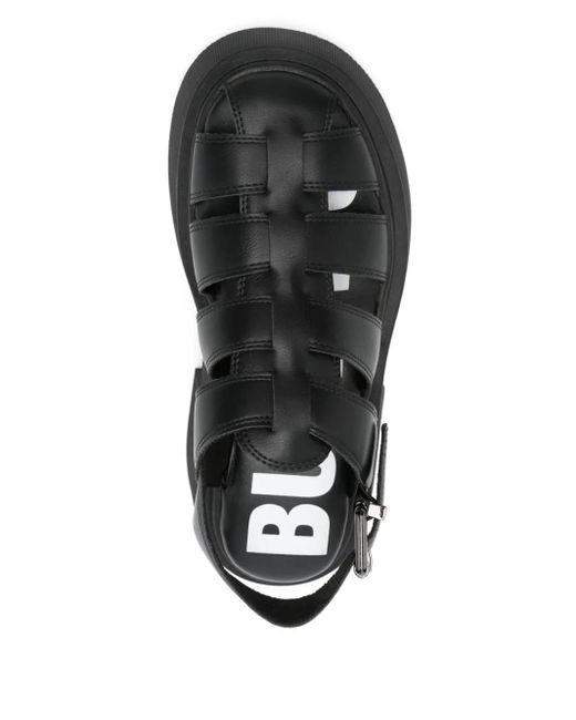 Buffalo Vicious Fisher Sandals Black