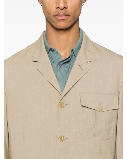 Canali Natural Single-Breasted Blazer for men