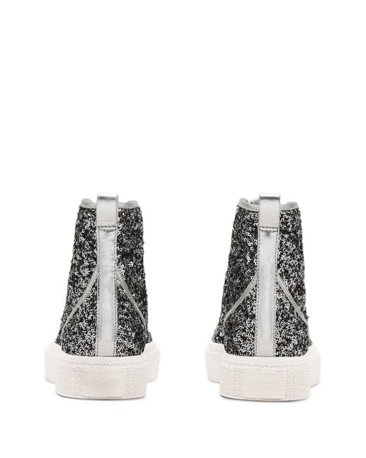 Marc Jacobs Metallic Sequin High-Top Sneakers