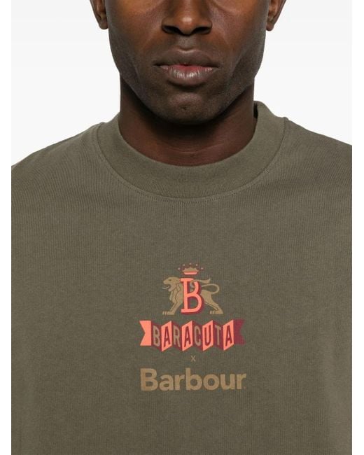 Baracuta Green X Barbour Archive T-Shirt for men
