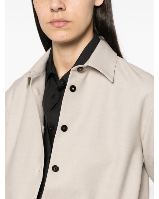 Antonelli White Campari Button-Fastening Long-Sleeve Shirt