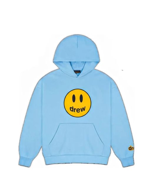 Drew Blue Mascot Graphic-Print Hoodie for men
