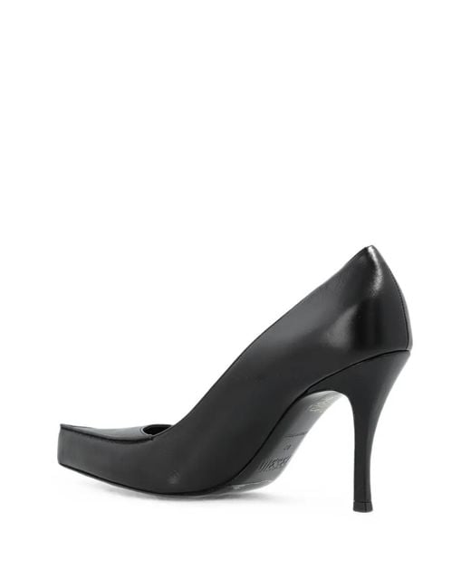 DIESEL Black D-Lucette-Pumps En Cuir