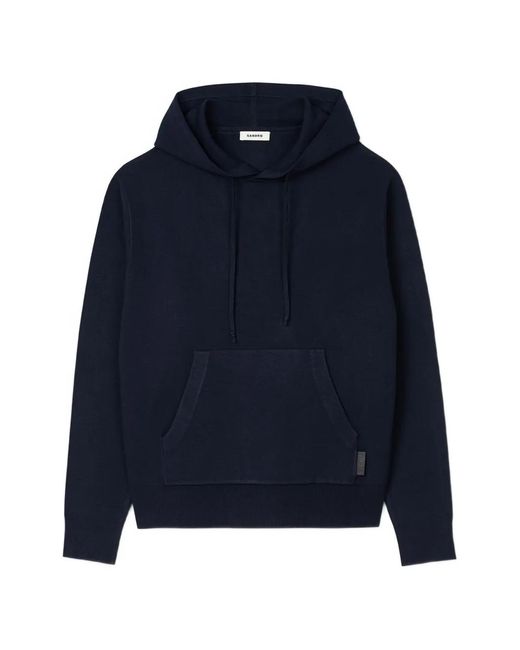 Sudadera Con Capucha Y Logo Sandro de hombre de color Blue