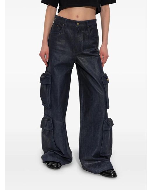 Amiri Blue Wide Jeans