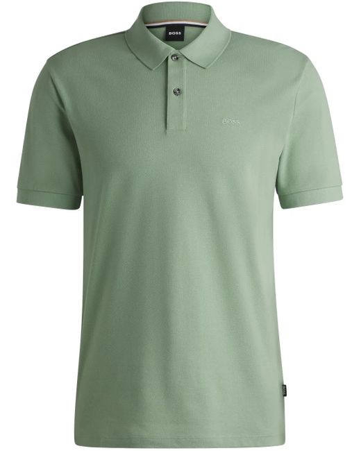 Polo di Boss in Green da Uomo