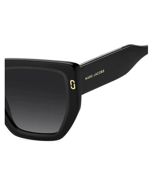 Marc Jacobs Black Logo-Detail Sunglasses