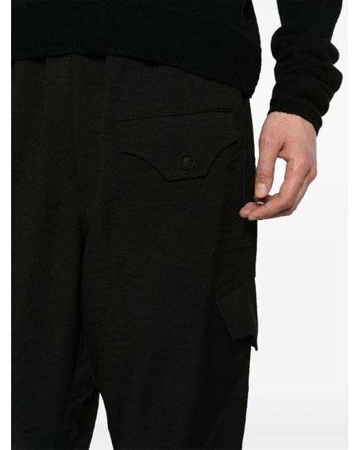 Y-3 Black Sport Uniform Trousers for men