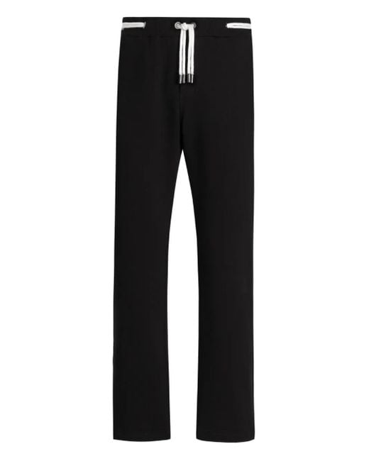 メンズ Dolce & Gabbana ドローストリング トラックパンツ Black