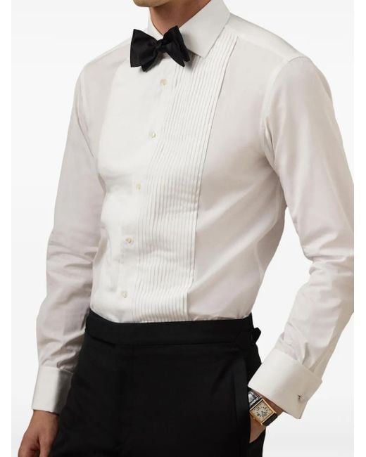 Ralph Lauren White Poplin Shirt for men
