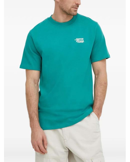 The Mercer Brand Blue Crew-Neck T-Shirt