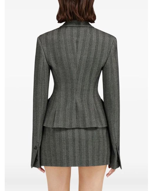 Ferragamo Black Flap-Pockets Blazer