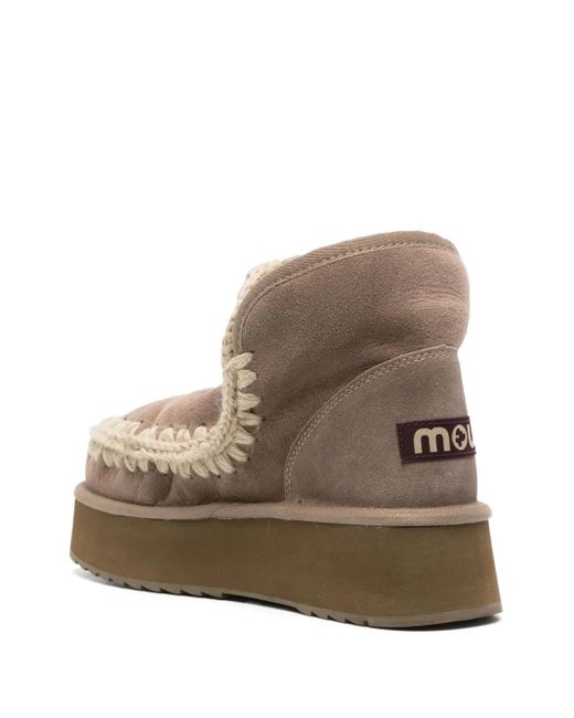 Mou Brown Mini Boots