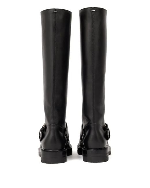 Maison Margiela Black Tabi County Knee Boots