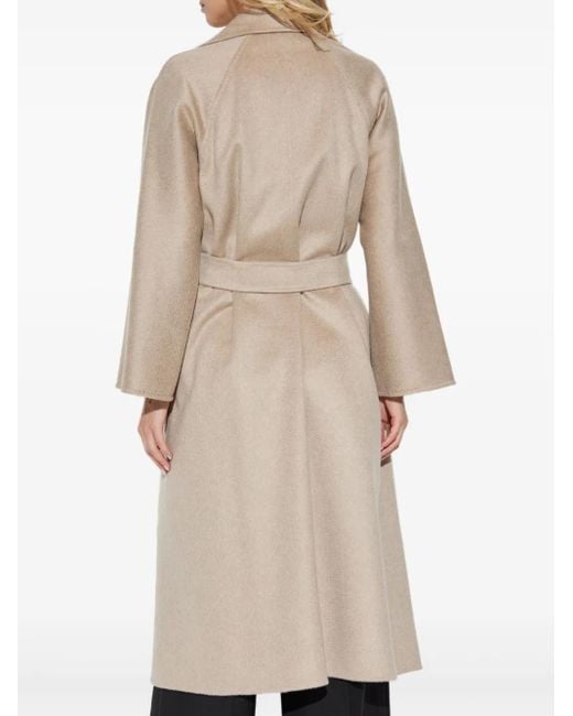 Max Mara Natural Ludmilla Wickelmantel Mit Gürtel