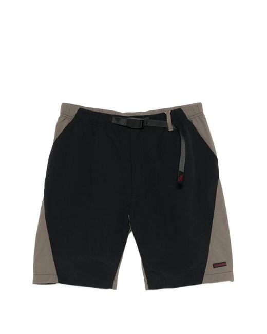 Gramicci Black Nylon Block Short for men