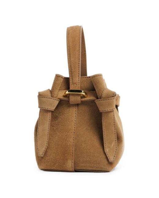 Yuzefi Brown Gyoza Shoulder Bag